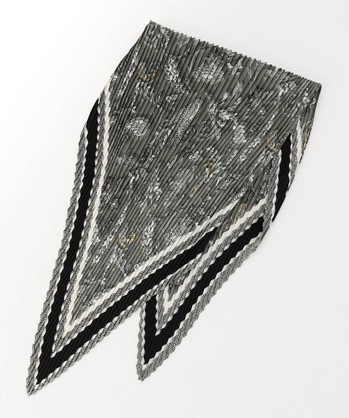 NICOLE white(ニコルホワイト)の「柄プリーツスカーフ(ストール/ショール・レディース・その他4/その他2/その他5/その他3・FREE)」の12枚目の写真