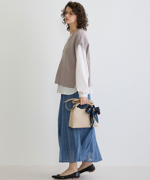 NICOLE white(ニコルホワイト)の「柄プリーツスカーフ(ストール/ショール・レディース・その他4/その他2/その他5/その他3・FREE)」の17枚目の写真