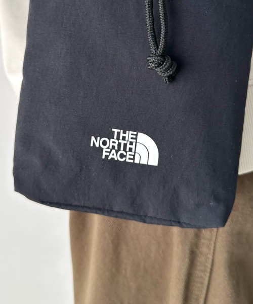 THE NORTH FACE(ザノースフェイス)の「THE NORTH FACE(ザ・ノースフェイス)/ミニショルダー クロスバッグ スマホショルダー ポーチ ロゴプリント/LINDEN STRING BAG MINI(ショルダーバッグ・レディース・ブラック/クリーム/ピンク・FREE)」の5枚目の写真