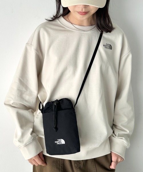 THE NORTH FACE(ザノースフェイス)の「THE NORTH FACE(ザ・ノースフェイス)/ミニショルダー クロスバッグ スマホショルダー ポーチ ロゴプリント/LINDEN STRING BAG MINI(ショルダーバッグ・レディース・ブラック/クリーム/ピンク・FREE)」の11枚目の写真