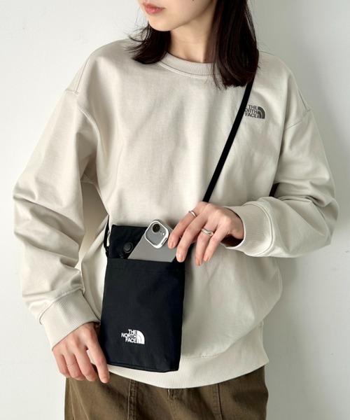 THE NORTH FACE(ザノースフェイス)の「THE NORTH FACE(ザ・ノースフェイス)/ミニショルダー クロスバッグ スマホショルダー ポーチ ロゴプリント/LINDEN STRING BAG MINI(ショルダーバッグ・レディース・ブラック/クリーム/ピンク・FREE)」の10枚目の写真