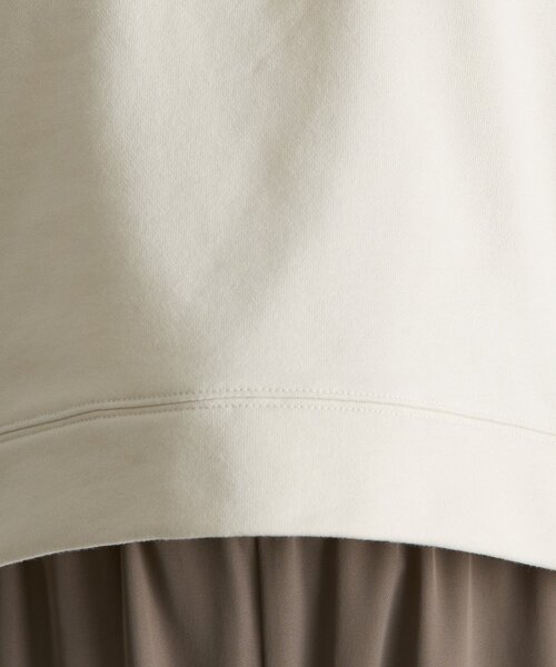 Jena espace merveilleux(ジェナ エスパスメルヴェイユ)の「裏毛ハーフジッププルオーバー(Tシャツ/カットソー・レディース・チャコールグレー/アイボリー/ライトグレー・FREE)」の10枚目の写真