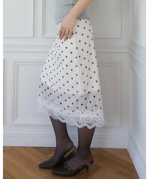 Stretch sheer skirt/ストレッチシアースカート（スカート）｜Smyeon