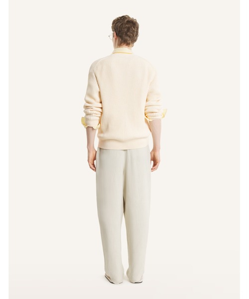 Maison Kitsune（メゾンキツネ）の「FOX HEAD COTTON RIBBED CARDIGAN（カーディガン/ボレロ・メンズ・ネイビー/オフホワイト・L/M/S）」の13枚目の写真