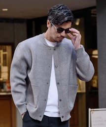 BENUSTA（ベヌスタ）の「『BENUSTA/ベヌスタ』メタルボタンニットブルゾン【Y】【CN】（ブルゾン）」