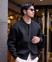 BENUSTA（ベヌスタ）の「『BENUSTA/ベヌスタ』メタルボタンニットブルゾン【Y】【CN】（ブルゾン）」