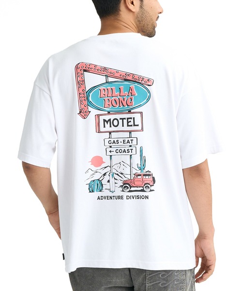 BILLABONG(ビラボン)の「BILLABONG/ビラボン 半袖 Tシャツ バックプリント 速乾 BG011223(Tシャツ/カットソー・メンズ・ブラック/ベージュ/ホワイト・M/XL/L)」の1枚目の写真