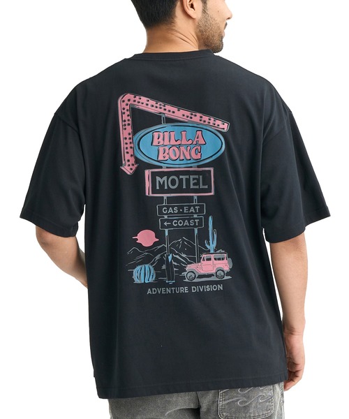BILLABONG(ビラボン)の「BILLABONG/ビラボン 半袖 Tシャツ バックプリント 速乾 BG011223(Tシャツ/カットソー・メンズ・ブラック/ベージュ/ホワイト・M/XL/L)」の2枚目の写真