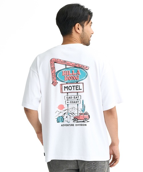 BILLABONG(ビラボン)の「BILLABONG/ビラボン 半袖 Tシャツ バックプリント 速乾 BG011223(Tシャツ/カットソー・メンズ・ブラック/ベージュ/ホワイト・M/XL/L)」の5枚目の写真