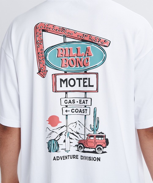 BILLABONG(ビラボン)の「BILLABONG/ビラボン 半袖 Tシャツ バックプリント 速乾 BG011223(Tシャツ/カットソー・メンズ・ブラック/ベージュ/ホワイト・M/XL/L)」の7枚目の写真