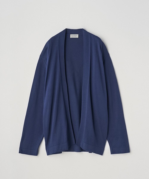 JOHN SMEDLEY(ジョンスメドレー)の「ボタンレス長袖カーディガン(カーディガン/ボレロ・メンズ・ネイビー系1・S/L/M)」の8枚目の写真