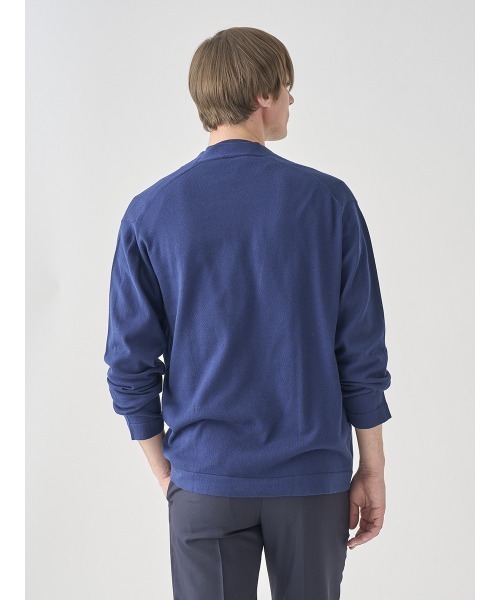 JOHN SMEDLEY(ジョンスメドレー)の「ボタンレス長袖カーディガン(カーディガン/ボレロ・メンズ・ネイビー系1・S/L/M)」の6枚目の写真