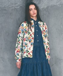 H.A.K（ハク）の「コットンリヨセルツイルTRACE　FRORALプリントシャツジャケット（その他アウター）」