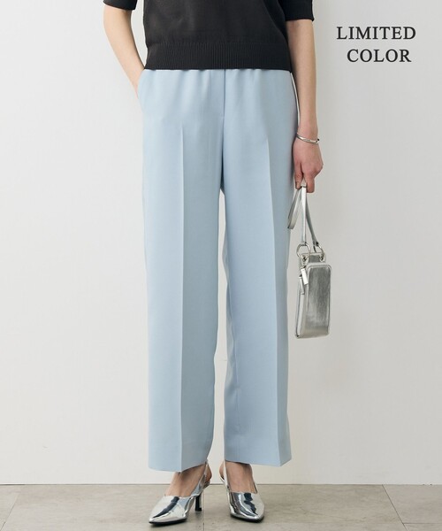 ICB(アイシービー)の「【CLASSY.掲載・新色追加・WEB限定カラーあり】FluidBackSatin ワイドパンツ(その他パンツ・レディース・ブラック系/ネイビー系/グレー系/サックスブルー系/ライトグレー系7/ブルー系/ダークグリーン系・00/6/4/2/0)」の6枚目の写真