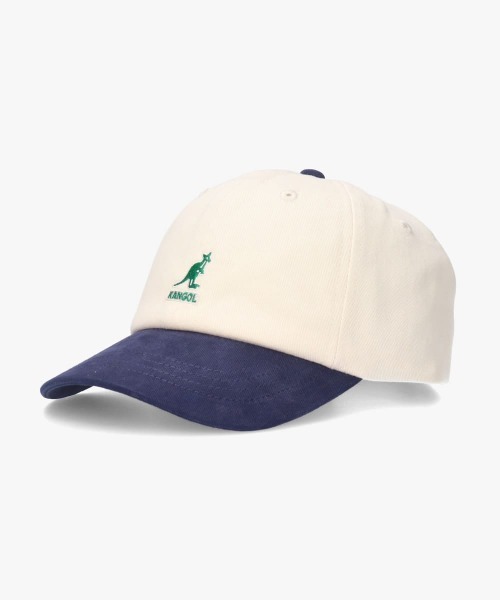 KANGOL(カンゴール)の「KANGOL KIDS COLOR BLOCK BALL CAP / カンゴール(キャップ・キッズ・イエロー/アイボリー・kids-M/kids-L)」の2枚目の写真