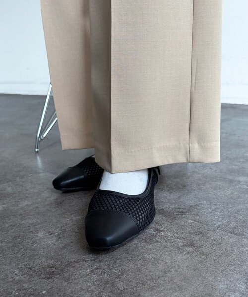 Chez toi(シェトワ)の「メッシュメリージェーン(その他シューズ・レディース・ブラック/シルバー・MEDIUM/LARGE)」の4枚目の写真