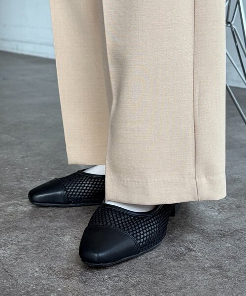 Chez toi(シェトワ)の「メッシュメリージェーン(その他シューズ・レディース・ブラック/シルバー・MEDIUM/LARGE)」の6枚目の写真