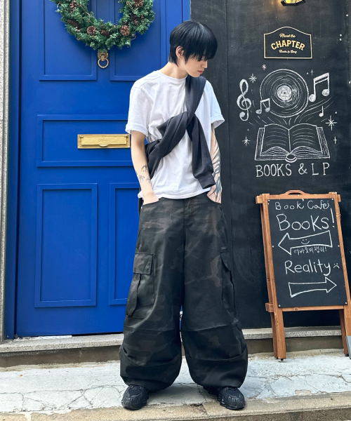 IDWS(アイドンワナセル)の「アンディツイル バルーンカーゴパンツ マルチ(その他パンツ・レディース・その他・0/1/2)」の16枚目の写真