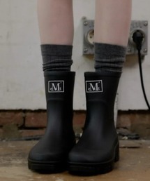 MUCENT（ムセント）の「◇MUCENT◇ブランド直輸入正規品 BADEL RUBBER PATCH MIDDLE RAIN BOOTS バデルゴムパッチミドルレインブーツ（レインシューズ）」