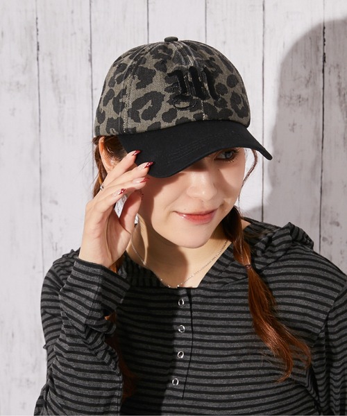 GORGE（ゴージ）の「《総柄×ロゴ貼り付け》キャップ／オールシーズン／全3色（キャップ・レディース・ベージュ/チャコール/カモフラージュ・F）」の4枚目の写真