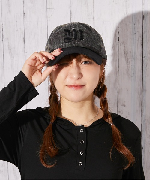GORGE（ゴージ）の「《総柄×ロゴ貼り付け》キャップ／オールシーズン／全3色（キャップ・レディース・ベージュ/チャコール/カモフラージュ・F）」の9枚目の写真