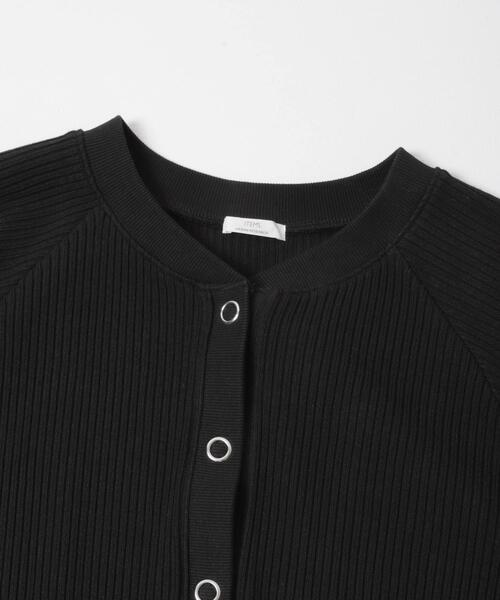 ITEMS URBANRESEARCH（アイテムズ アーバンリサーチ）の「針抜きドルマンカーディガン（カーディガン/ボレロ・レディース・ブラック/イエロー系その他/オフホワイト・FREE）」の7枚目の写真