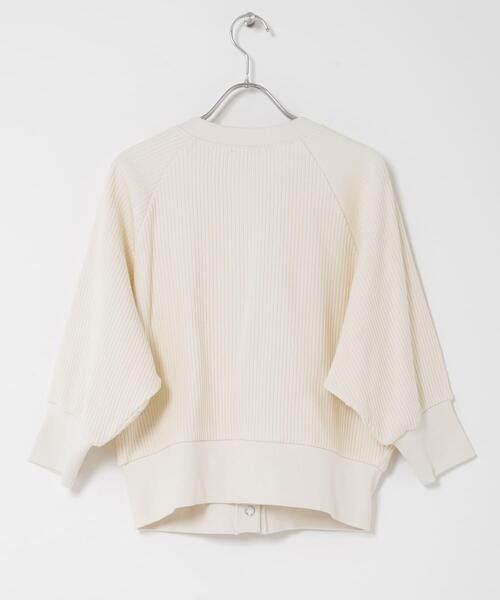 ITEMS URBANRESEARCH（アイテムズ アーバンリサーチ）の「針抜きドルマンカーディガン（カーディガン/ボレロ・レディース・ブラック/イエロー系その他/オフホワイト・FREE）」の18枚目の写真