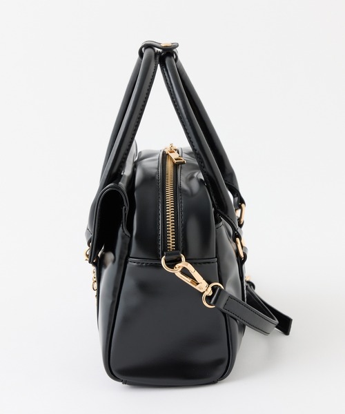 one after another NICE CLAUP（ワンアフターアナザーナイスクラップ）の「チェーンチャーム付きバッグ（ショルダーバッグ・レディース・サックスブルー/アイボリー/ブラック/ピンク・FREE）」の14枚目の写真