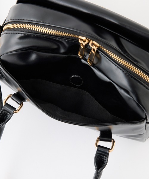 one after another NICE CLAUP（ワンアフターアナザーナイスクラップ）の「チェーンチャーム付きバッグ（ショルダーバッグ・レディース・サックスブルー/アイボリー/ブラック/ピンク・FREE）」の17枚目の写真