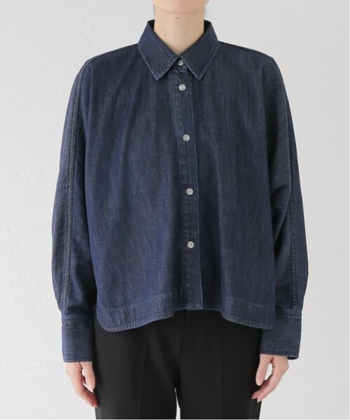 VERMEIL par iena(ヴェルメイユパーイエナ)の「《追加》デニムフォルムシャツ(シャツ/ブラウス・レディース・ブルー系その他・FREE)」の16枚目の写真
