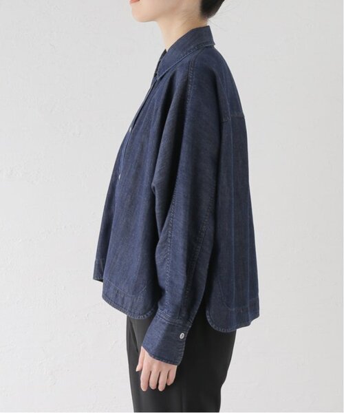 VERMEIL par iena(ヴェルメイユパーイエナ)の「《追加》デニムフォルムシャツ(シャツ/ブラウス・レディース・ブルー系その他・FREE)」の17枚目の写真