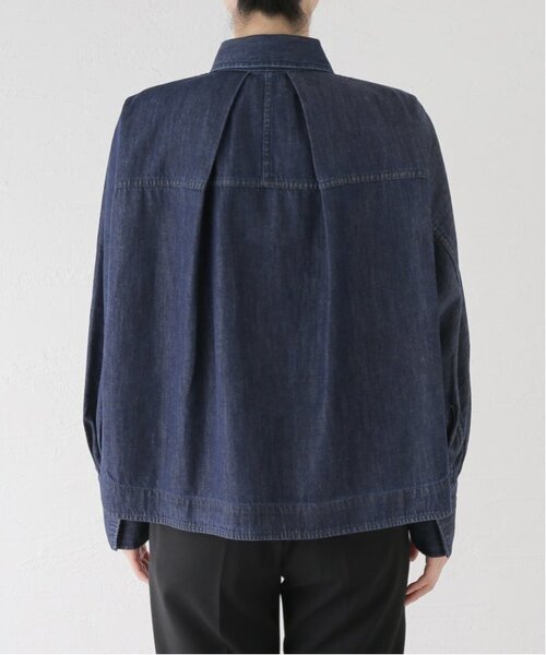 VERMEIL par iena(ヴェルメイユパーイエナ)の「《追加》デニムフォルムシャツ(シャツ/ブラウス・レディース・ブルー系その他・FREE)」の18枚目の写真