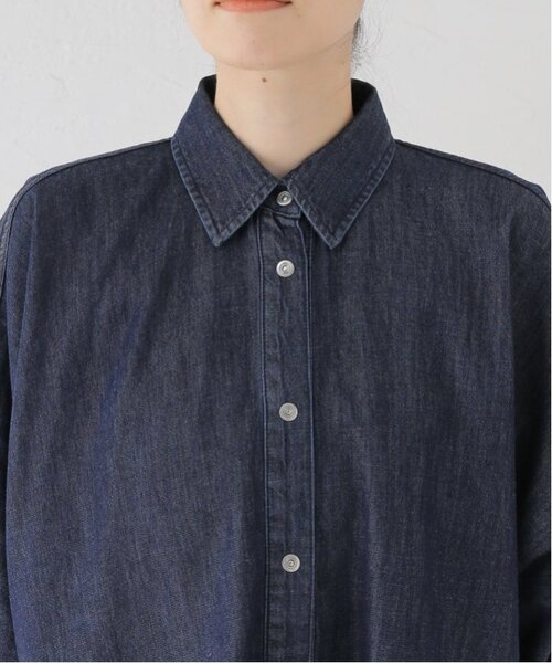 VERMEIL par iena(ヴェルメイユパーイエナ)の「《追加》デニムフォルムシャツ(シャツ/ブラウス・レディース・ブルー系その他・FREE)」の19枚目の写真