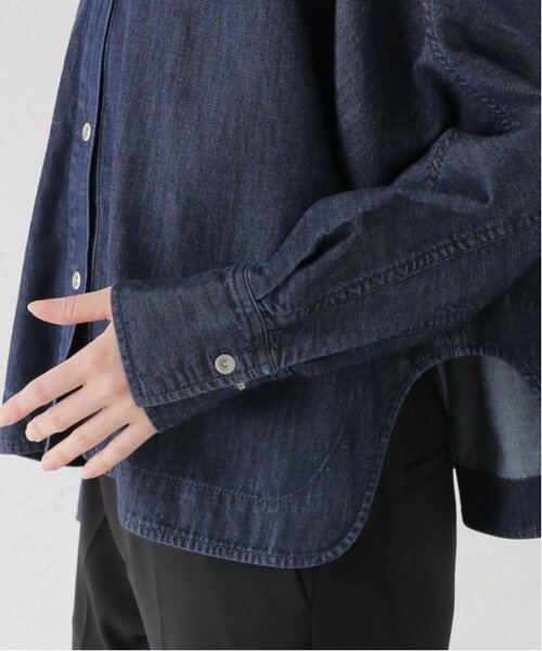 VERMEIL par iena(ヴェルメイユパーイエナ)の「《追加》デニムフォルムシャツ(シャツ/ブラウス・レディース・ブルー系その他・FREE)」の22枚目の写真