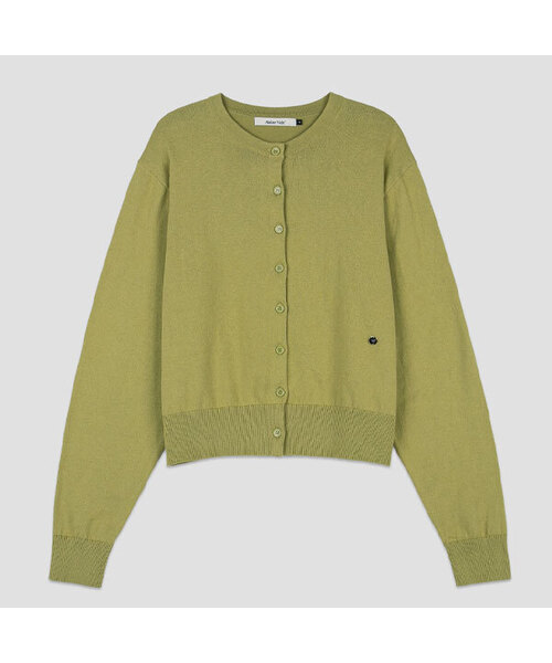 ATELIER NAIN(アトリエナイン)の「COTTON CLASSICAL KNIT CARDIGAN (CD-2259)(カーディガン/ボレロ・レディース・ダークネイビー/グレー/ラベンダー/オリーブ・FREE)」の3枚目の写真