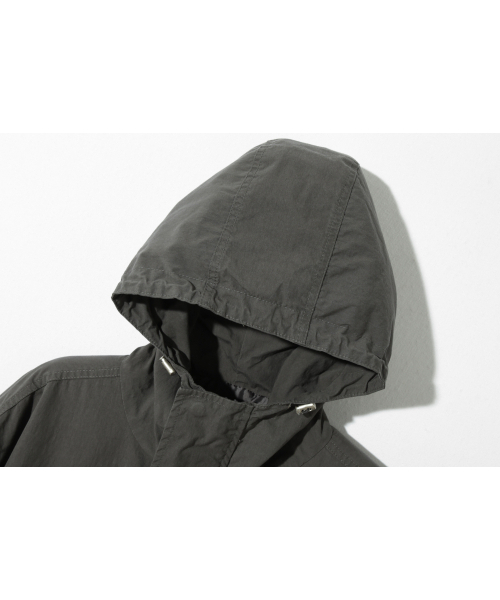 BASEMOMENT(ベースモーメント)の「CN ウォッシュドフードシェルパーカー チャコール(その他アウター・メンズ・その他・LARGE/MEDIUM)」の5枚目の写真