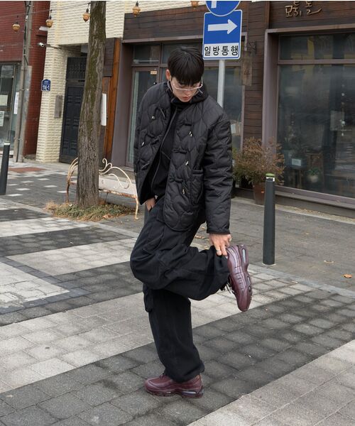 MIM the wardrobe(ミームザワードローブ)の「ダブルニーパラシュートカーゴパンツ_ブラック(その他パンツ・レディース・その他・X-SMALL/SMALL/MEDIUM/LARGE)」の7枚目の写真