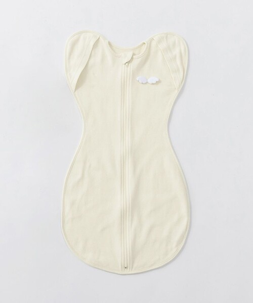 BRANSHES（ブランシェス）の「【ベビー】天使の羽のスワドル（その他ベビー用品・キッズ・ベージュ/ブルー・FREE）」の3枚目の写真