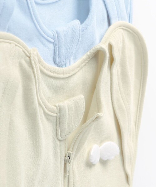 BRANSHES（ブランシェス）の「【ベビー】天使の羽のスワドル（その他ベビー用品・キッズ・ベージュ/ブルー・FREE）」の8枚目の写真