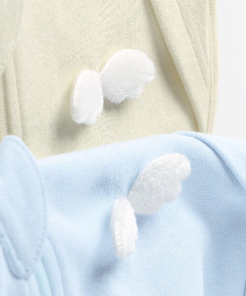 BRANSHES（ブランシェス）の「【ベビー】天使の羽のスワドル（その他ベビー用品・キッズ・ベージュ/ブルー・FREE）」の9枚目の写真