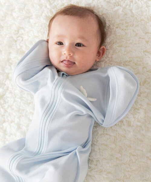 BRANSHES（ブランシェス）の「【ベビー】天使の羽のスワドル（その他ベビー用品・キッズ・ベージュ/ブルー・FREE）」の18枚目の写真