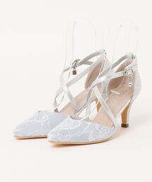 Parade | 【美脚】ポインテッドトゥ クロスストラップパンプス 61118(パンプス)