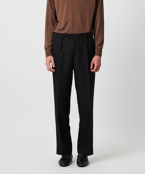 SOVEREIGN(ソブリン)の「<SOVEREIGN>カシミヤ リネン サキソニー ストレートパンツ(その他パンツ・メンズ・ブラック・44/48)」の11枚目の写真