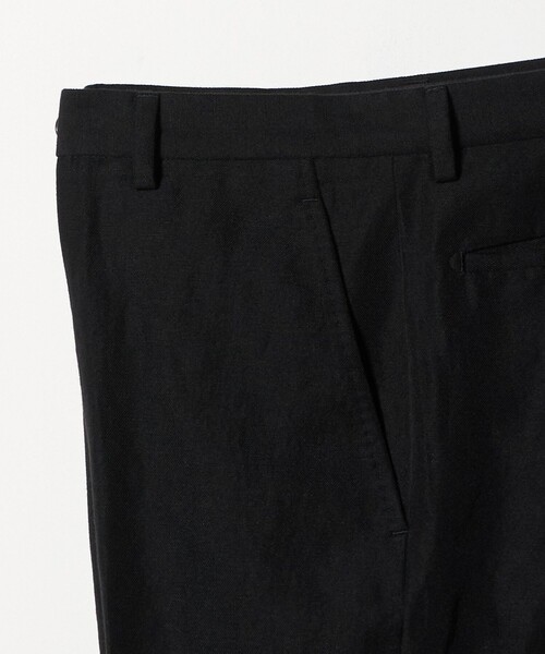 SOVEREIGN(ソブリン)の「<SOVEREIGN>カシミヤ リネン サキソニー ストレートパンツ(その他パンツ・メンズ・ブラック・44/48)」の2枚目の写真