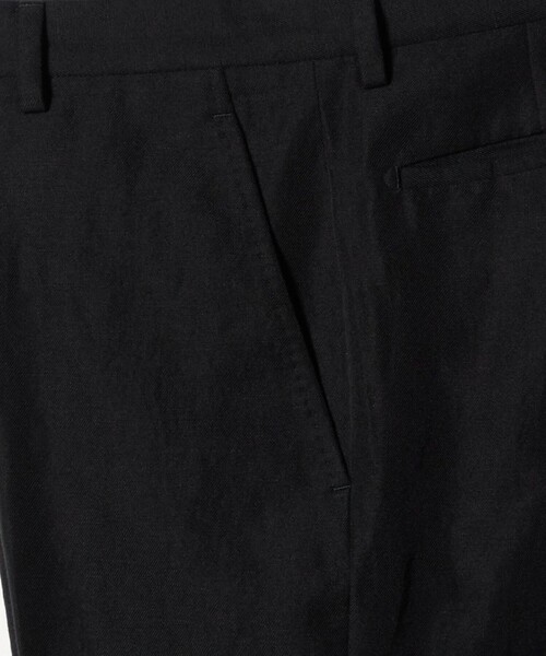 SOVEREIGN(ソブリン)の「<SOVEREIGN>カシミヤ リネン サキソニー ストレートパンツ(その他パンツ・メンズ・ブラック・44/48)」の3枚目の写真