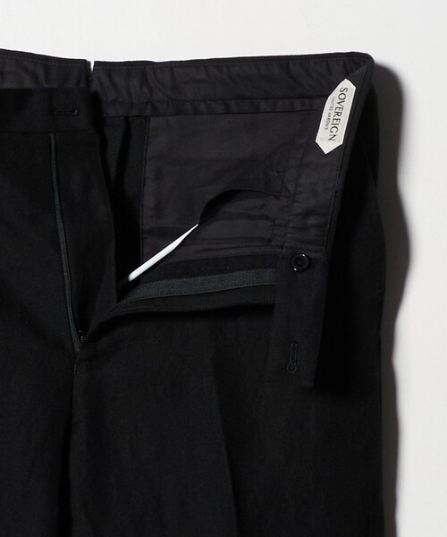 SOVEREIGN(ソブリン)の「<SOVEREIGN>カシミヤ リネン サキソニー ストレートパンツ(その他パンツ・メンズ・ブラック・44/48)」の5枚目の写真