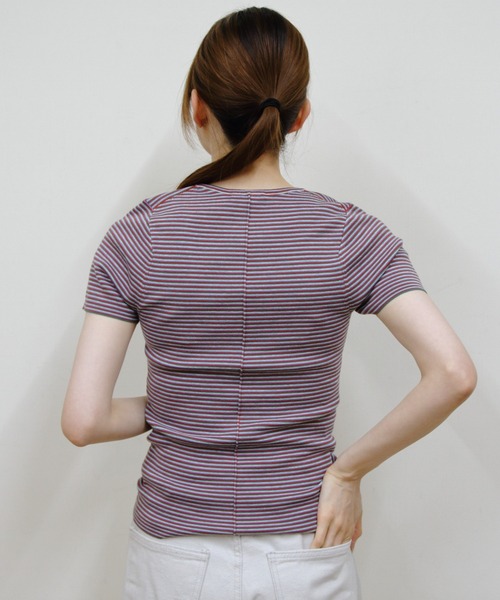 RYE TENDER(ライテンダー)の「RYE TENDER/ライテンダー ドマーTEE DOMAR TEE(Tシャツ/カットソー・レディース・マルチ/イエロー・0)」の10枚目の写真
