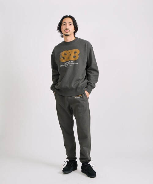 BEDWIN & THE HEARTBREAKERS（ベドウィン アンド ザ ハートブレイカーズ）の「BEDWIN & THE HEARTBREAKERS x Saturdays NYC Ex. PRINTED SWEATPANTS "BOSTON"（その他パンツ・メンズ・グレー/チャコールグレー・M/S/XL/L）」の8枚目の写真