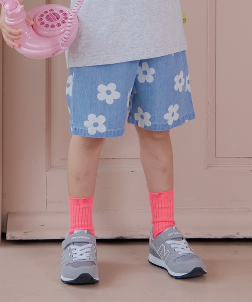 MAKE YOUR DAY(メイクユアデイ)の「文字と花とトラ柄総柄5分丈パンツ■80~140cm(その他パンツ・キッズ・マルチ/イエロー/ブルー/グリーン・140/130/120/110/100/80/90)」の12枚目の写真
