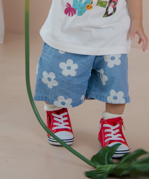MAKE YOUR DAY(メイクユアデイ)の「文字と花とトラ柄総柄5分丈パンツ■80~140cm(その他パンツ・キッズ・マルチ/イエロー/ブルー/グリーン・140/130/120/110/100/80/90)」の18枚目の写真